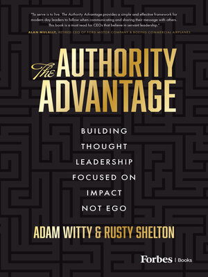 cover image of The Authority Advantage
